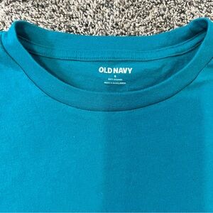 Old Navy Men's Teal T-Shirt